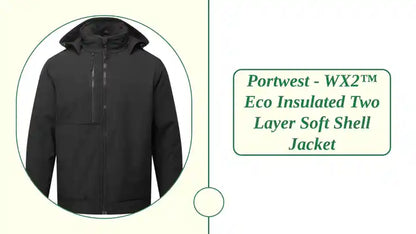Portwest - WX2&trade; Eco Insulated Two Layer Soft Shell Jacket by@Outfy