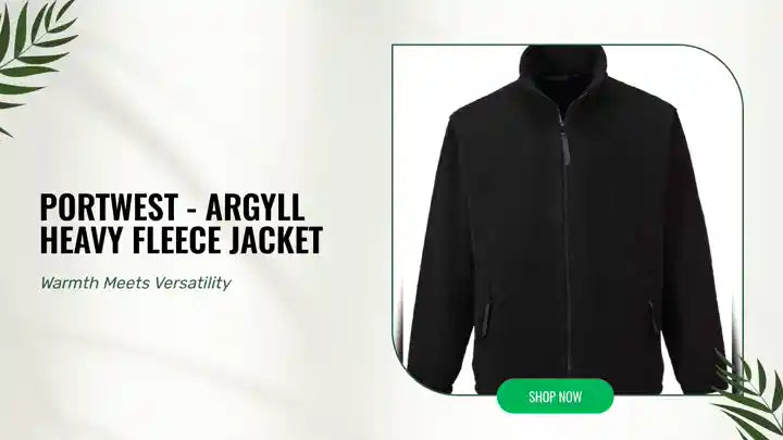 Portwest - Argyll Heavy Fleece Jacket by@Outfy