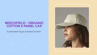 Beechfield - Organic Cotton 5 Panel Cap by@Outfy