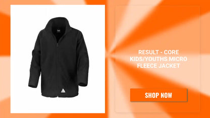 Result - Core Kids/Youths Micro Fleece Jacket by@Outfy