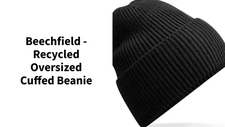 Beechfield - Recycled Oversized Cuffed Beanie by@Outfy
