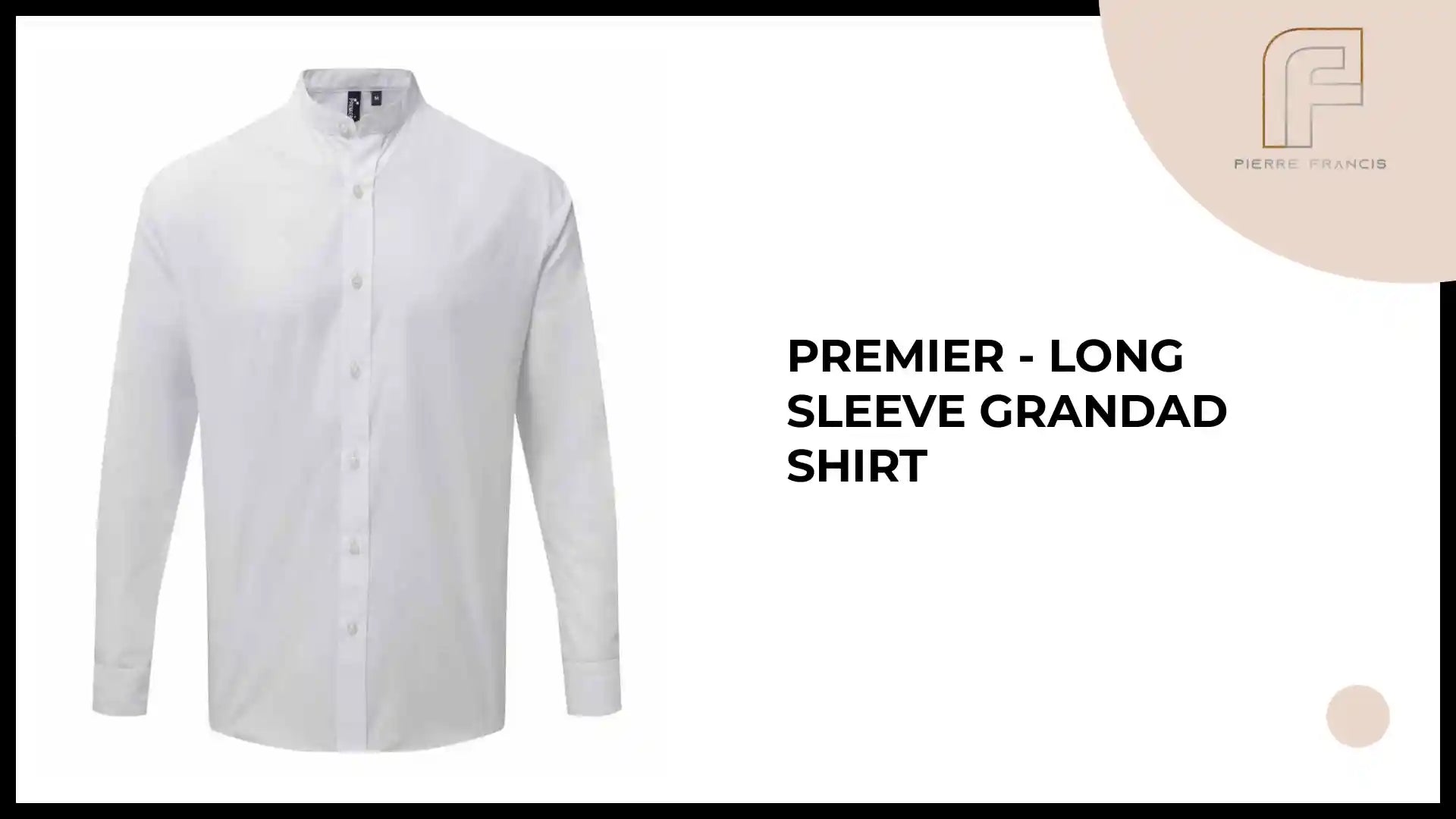 Premier - Long Sleeve Grandad Shirt by@Outfy