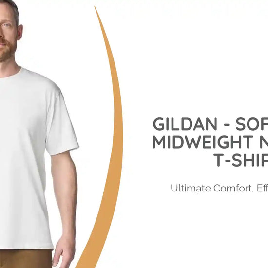Gildan - SoftStyle® Midweight No Label T-Shirt - GD27 WHI XS