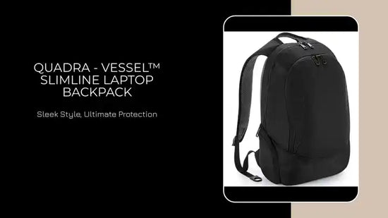 Quadra - Vessel&trade; Slimline Laptop Backpack by@Outfy