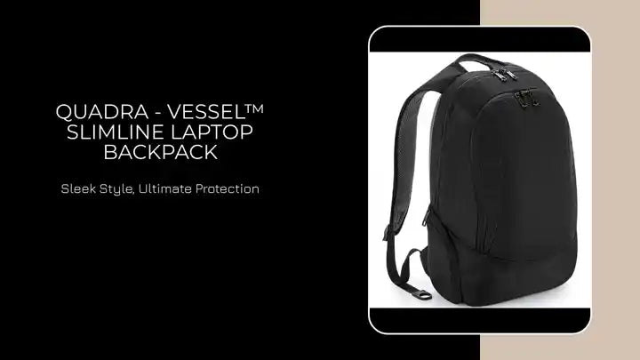 Quadra - Vessel&trade; Slimline Laptop Backpack by@Outfy