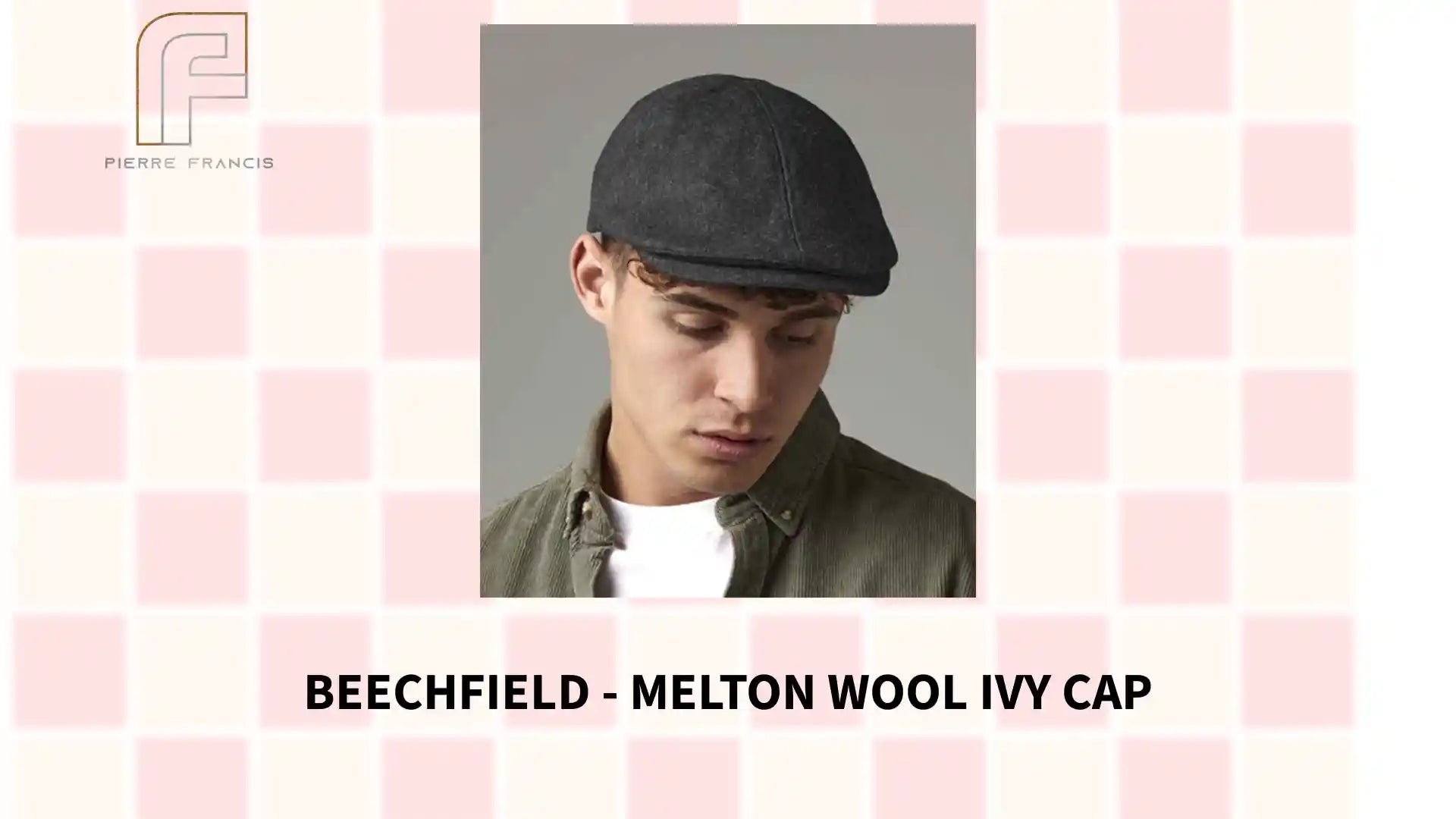 Beechfield - Melton Wool Ivy Cap - BB623 CHM ONE