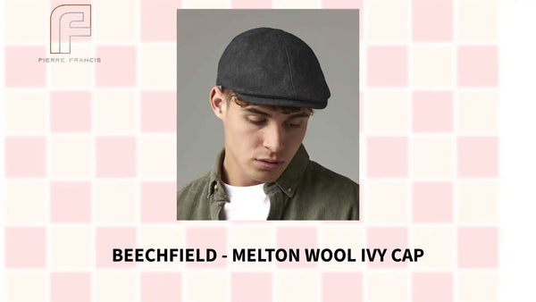 Beechfield - Melton Wool Ivy Cap - BB623 CHM ONE