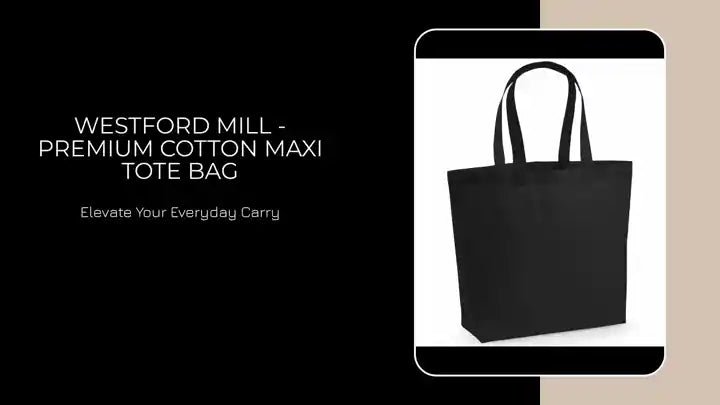 Westford Mill - Premium Cotton Maxi Tote Bag by@Outfy