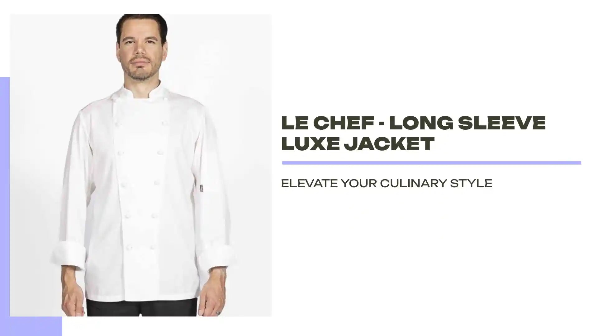Le Chef - Long Sleeve Luxe Jacket by@Outfy
