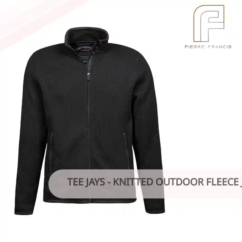 Tee Jays - Knitted Outdoor Fleece Jacket by@Outfy