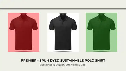 Premier - Spun Dyed Sustainable Polo Shirt by@Outfy