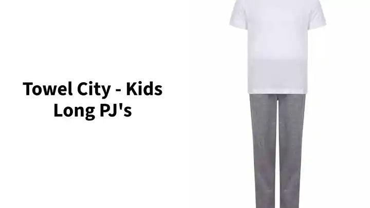 Towel City - Kids Long PJ&#039;s by@Outfy