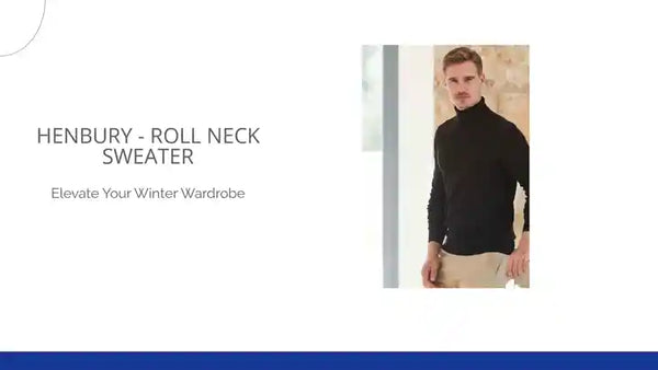 Henbury - Roll Neck Sweater by@Outfy