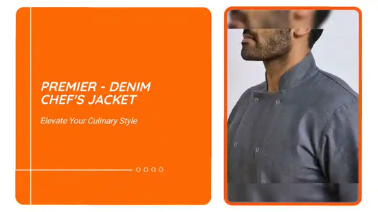 Premier - Denim Chef's Jacket by@Outfy