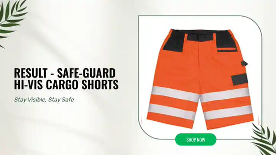Result - Safe-Guard Hi-Vis Cargo Shorts by@Outfy