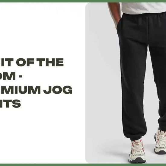 Fruit of the Loom - Premium Jog Pants - SSE15 BLK S
