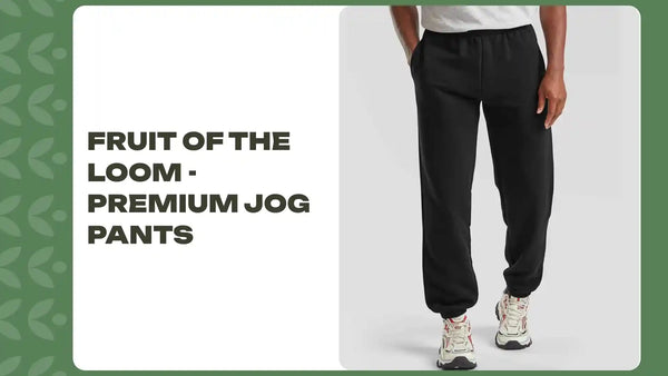 Fruit of the Loom - Premium Jog Pants - SSE15 BLK S