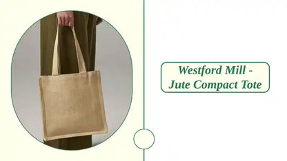 Westford Mill - Jute Compact Tote by@Outfy