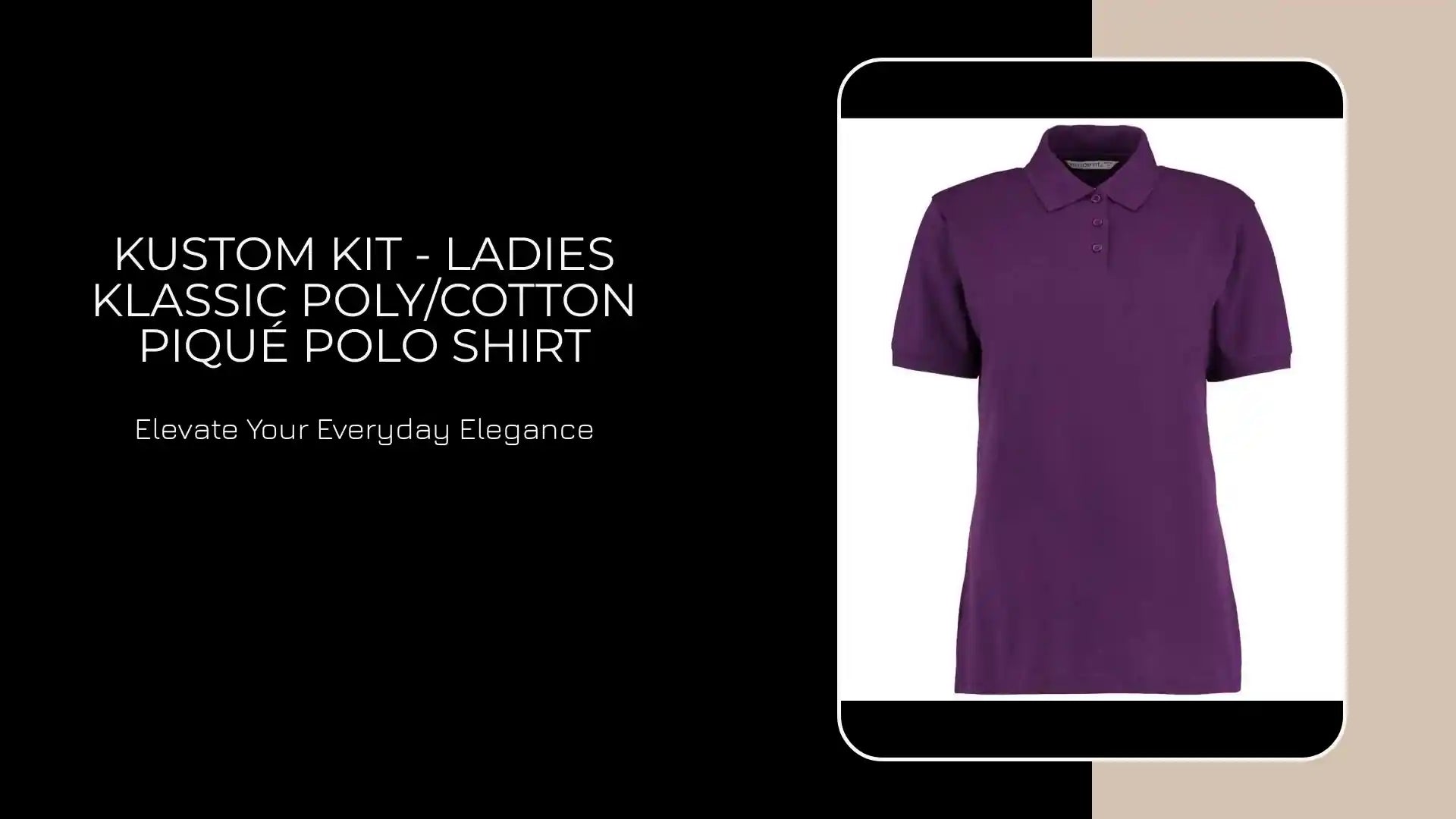 Kustom Kit - Ladies Klassic Poly/Cotton Piqué Polo Shirt - K703 DKP 6