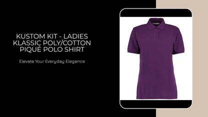 Kustom Kit - Ladies Klassic Poly/Cotton Piqué Polo Shirt - K703 DKP 6