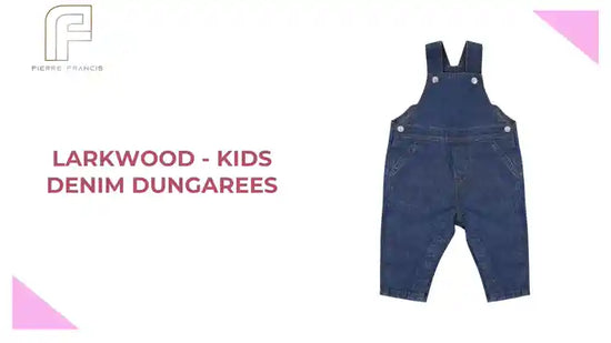 Larkwood - Kids Denim Dungarees by@Outfy