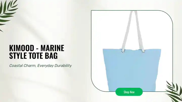 Kimood - Marine Style Tote Bag by@Outfy