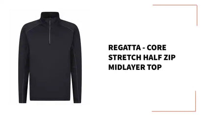Regatta - Core Stretch Half Zip Midlayer Top by@Outfy