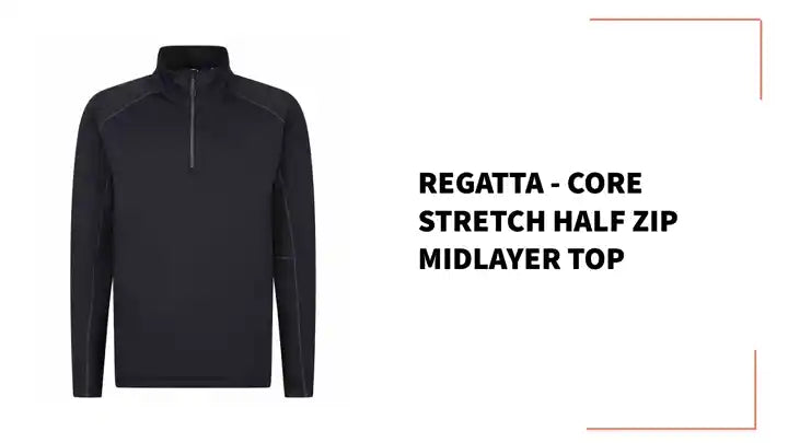 Regatta - Core Stretch Half Zip Midlayer Top by@Outfy