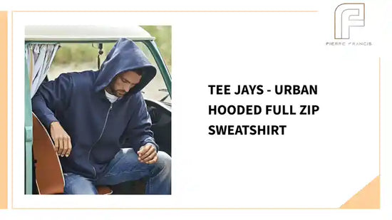 Tee Jays - Urban Hooded Full Zip Sweatshirt by@Outfy