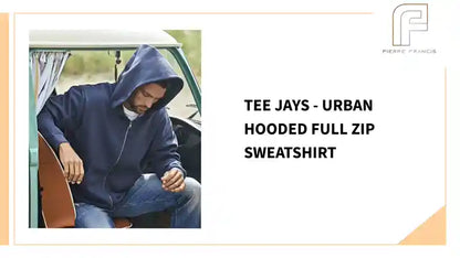 Tee Jays - Urban Hooded Full Zip Sweatshirt by@Outfy
