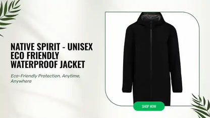 Native Spirit - Unisex Eco Friendly Waterproof Jacket by@Outfy