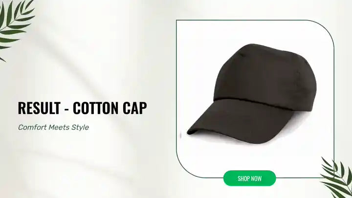 Result - Cotton Cap by@Outfy
