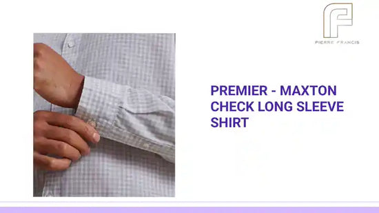 Premier - Maxton Check Long Sleeve Shirt by@Outfy