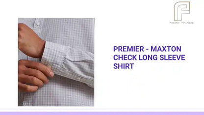 Premier - Maxton Check Long Sleeve Shirt by@Outfy