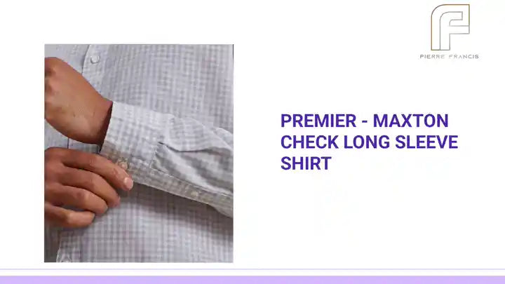 Premier - Maxton Check Long Sleeve Shirt by@Outfy