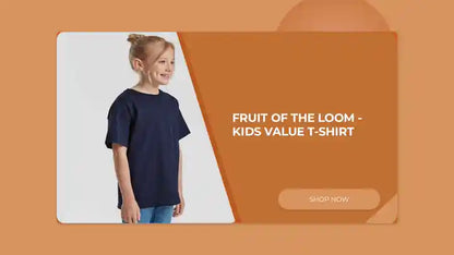Fruit of the Loom - Kids Value T-Shirt by@Outfy