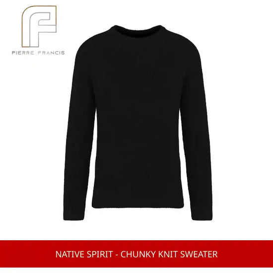 Native Spirit - Chunky Knit Sweater by@Outfy