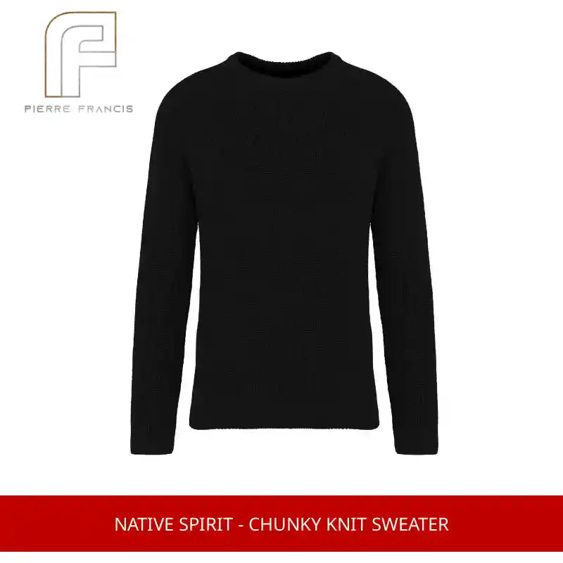 Native Spirit - Chunky Knit Sweater by@Outfy