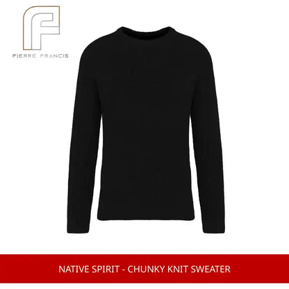 Native Spirit - Chunky Knit Sweater by@Outfy