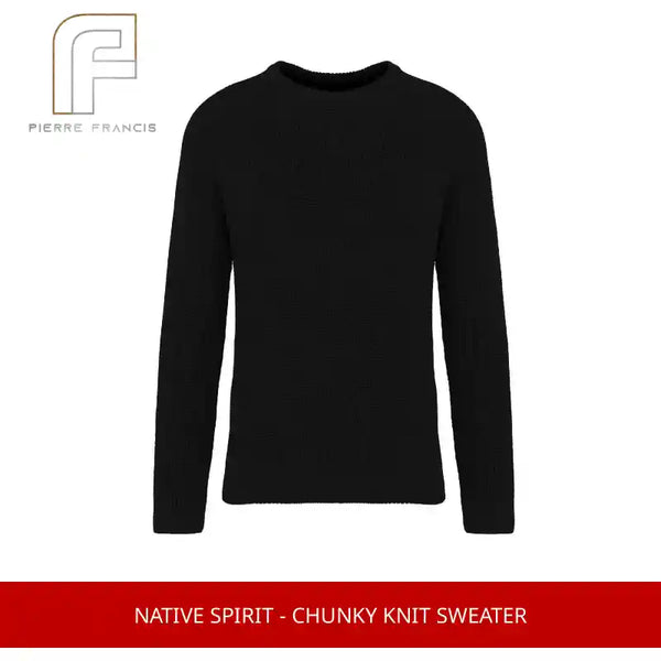 Native Spirit - Chunky Knit Sweater by@Outfy