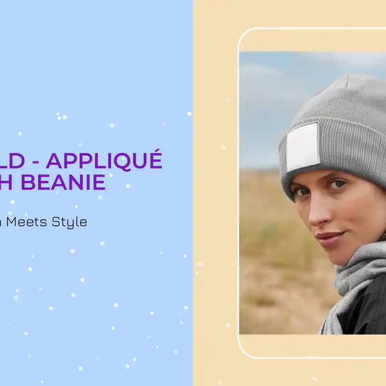Beechfield - Appliqu&eacute; Patch Beanie by@Outfy
