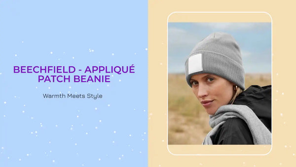 Beechfield - Appliqu&eacute; Patch Beanie by@Outfy