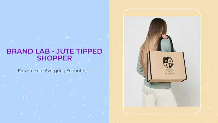 Brand Lab - Jute Tipped Shopper by@Outfy