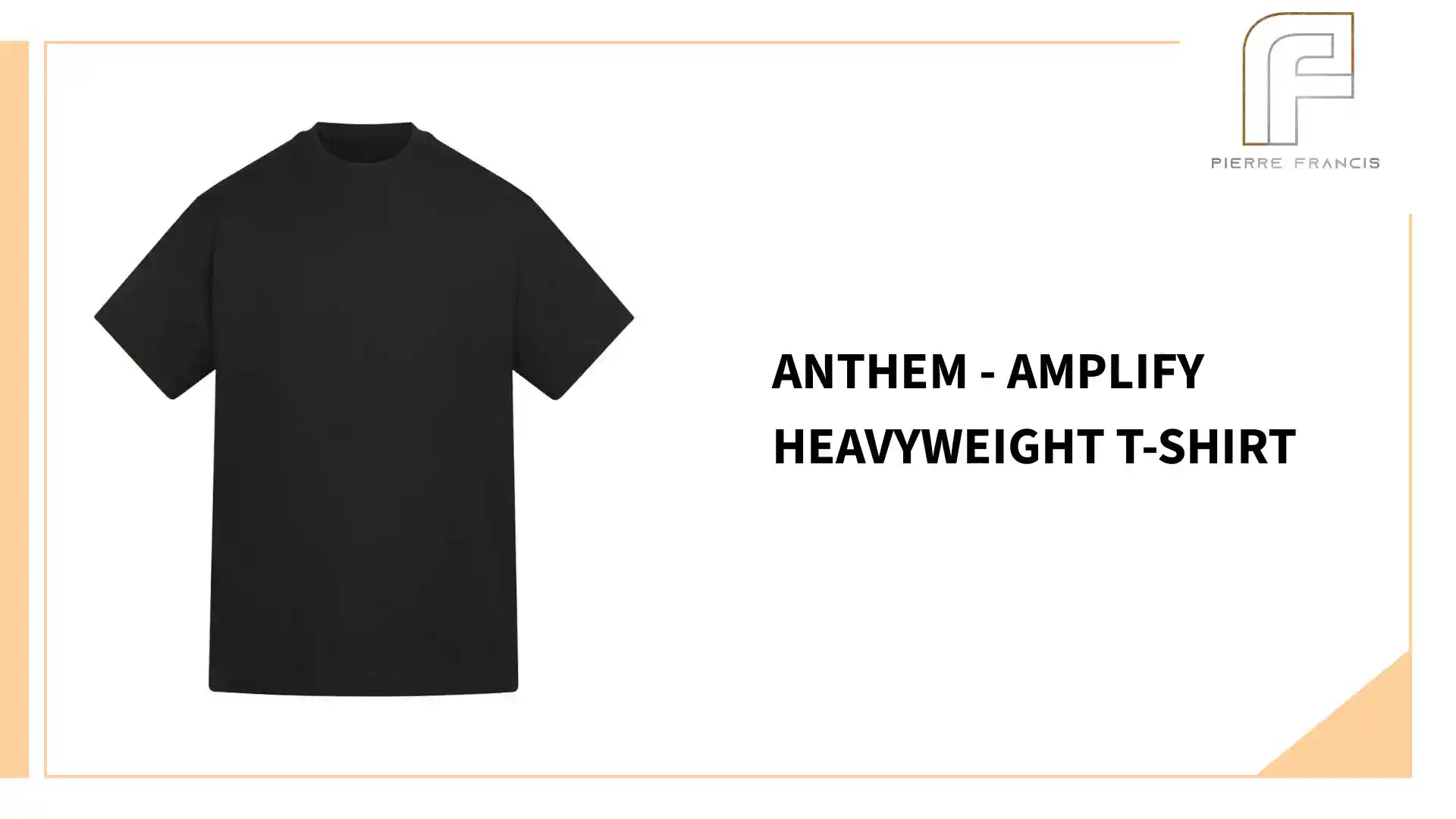Anthem - Amplify Heavyweight T-Shirt - AM18 BLK XS