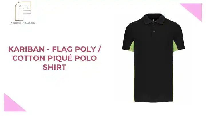 Kariban - Flag Poly / Cotton Piqu&eacute; Polo Shirt by@Outfy