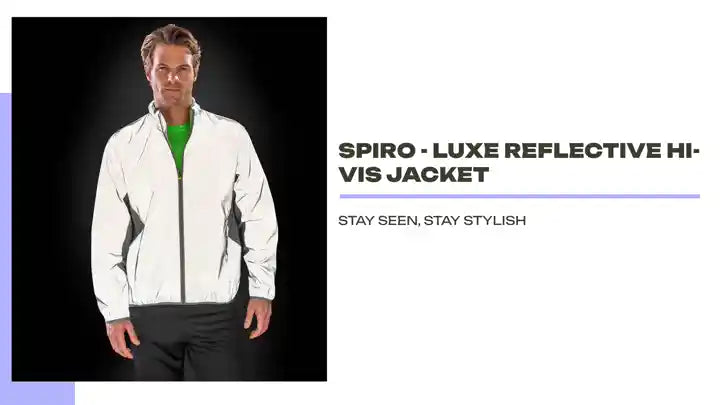 Spiro - Luxe Reflective Hi-Vis Jacket by@Outfy