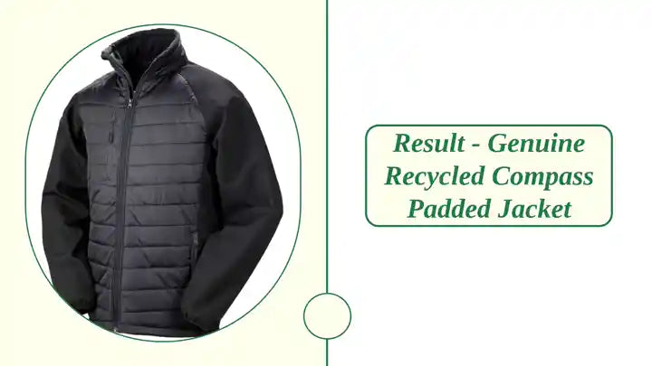 Result - Genuine Recycled Compass Padded Jacket by@Outfy