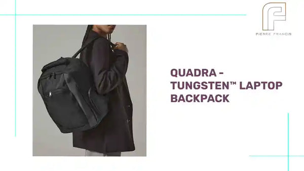 Quadra - Tungsten&trade; Laptop Backpack by@Outfy