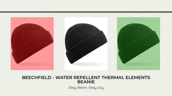 Beechfield - Water Repellent Thermal Elements Beanie by@Outfy