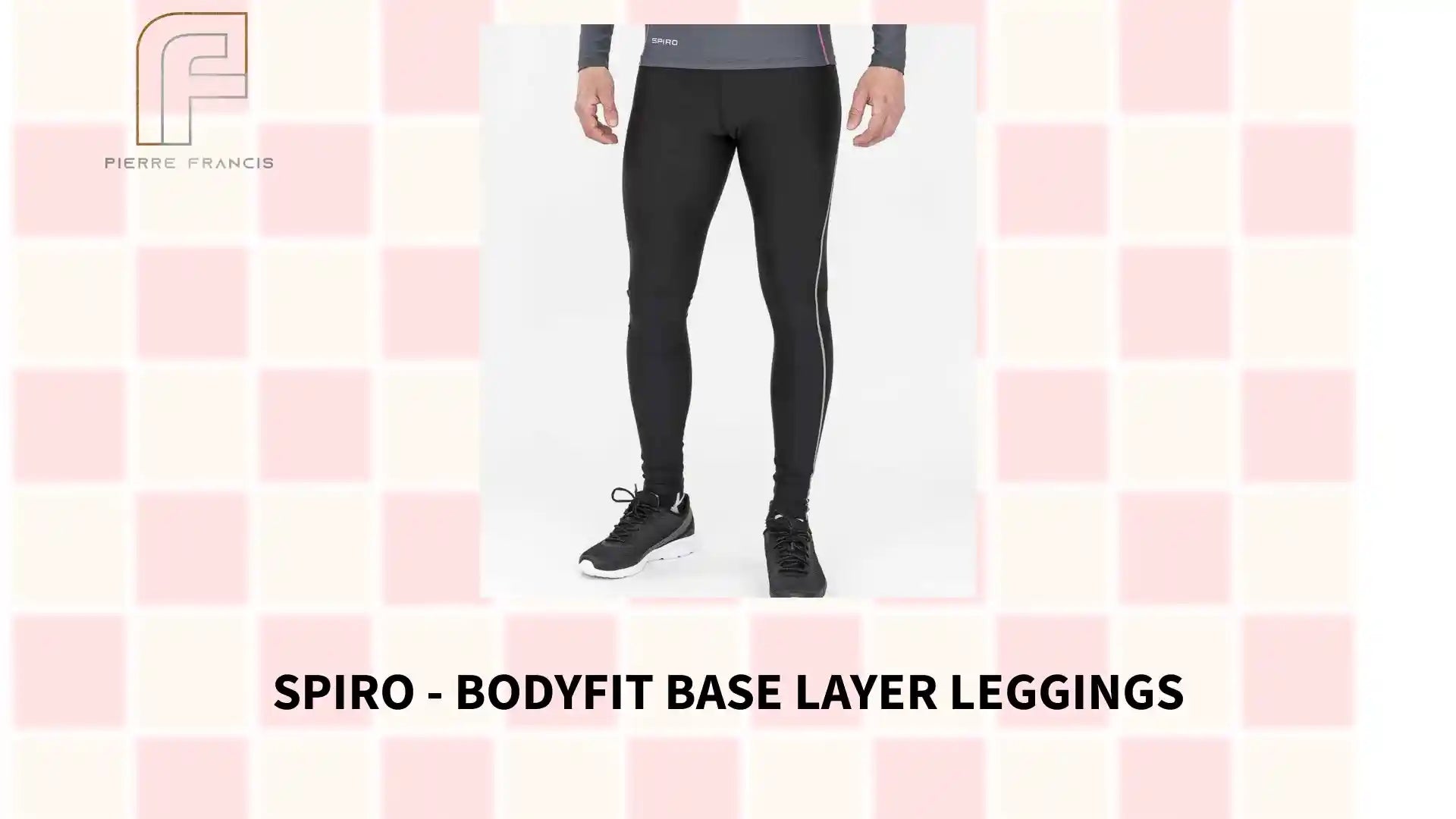 Spiro - Bodyfit Base Layer Leggings - SR251M BLK XS/S